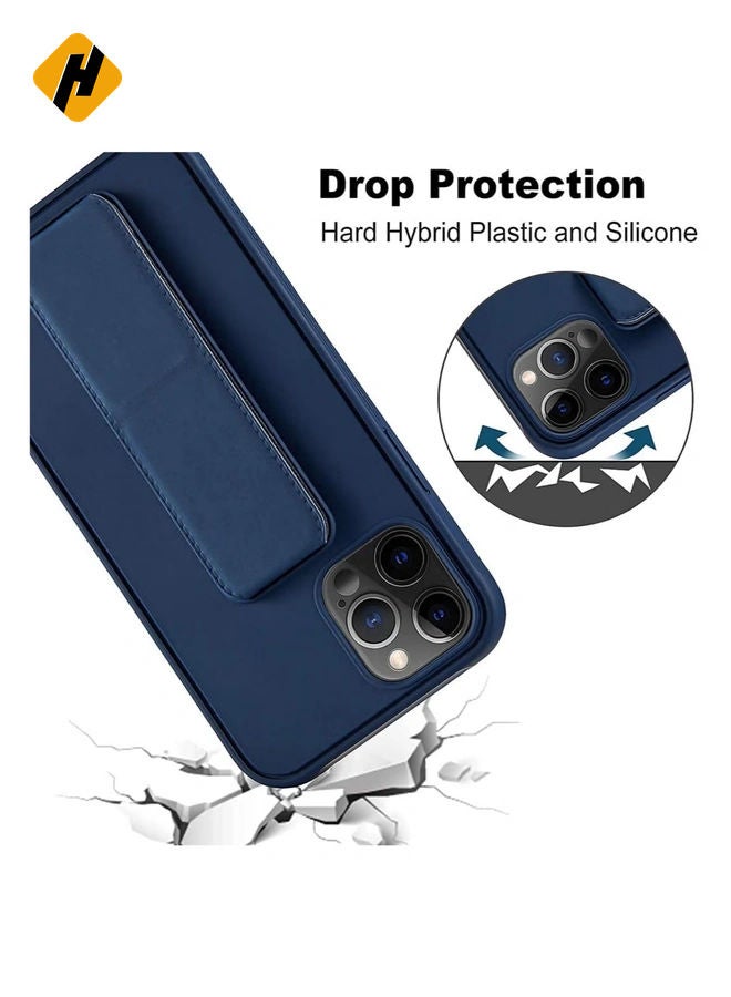 HuHa iPhone 14 Pro Max Case with Magnetic Stand & Holder, Premium Silicone Hand Strap and Grip and Multi Stand  - Image 3
