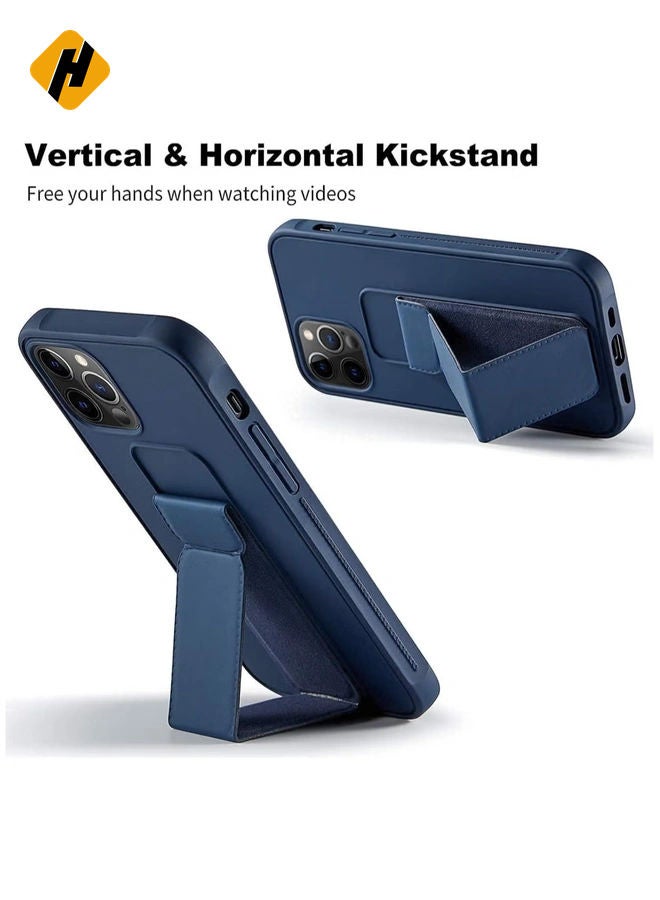 HuHa iPhone 14 Pro Max Case with Magnetic Stand & Holder, Premium Silicone Hand Strap and Grip and Multi Stand  - Image 2