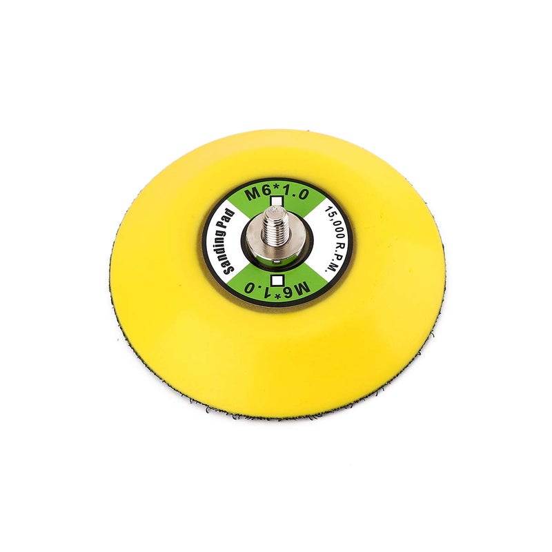 Ouya 3PCS 3" Hook and Loop Backing Pads M6 Threads Polishing Buffing Plate for Dual Action Car Polisher (3 Inch, M6 Thread) - Image 2