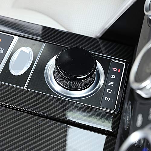 YUECHI Car Styling Interior Console Gear Shift Knob Cover Trim for Land Rover Discovery Sport Range Rover Vogue SE Upgrade to SV Decoration 2013-2016 Auto Accessory (Black) - Image 2