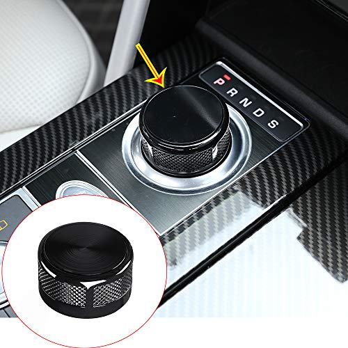 YUECHI Car Styling Interior Console Gear Shift Knob Cover Trim for Land Rover Discovery Sport Range Rover Vogue SE Upgrade to SV Decoration 2013-2016 Auto Accessory (Black) - Image 1