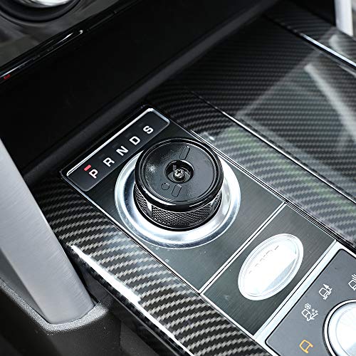 YUECHI Car Styling Interior Console Gear Shift Knob Cover Trim for Land Rover Discovery Sport Range Rover Vogue SE Upgrade to SV Decoration 2013-2016 Auto Accessory (Black) - Image 5