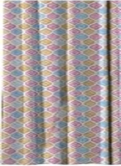 Naguib Selim NAGIUB SELIM Elegant Velvet curtains - Soft Velour fabric -Modern Multi Colour Sheer Design- Steel Grommets - for living rooms - 1 piece - 140W X 280L CM -858(1) 