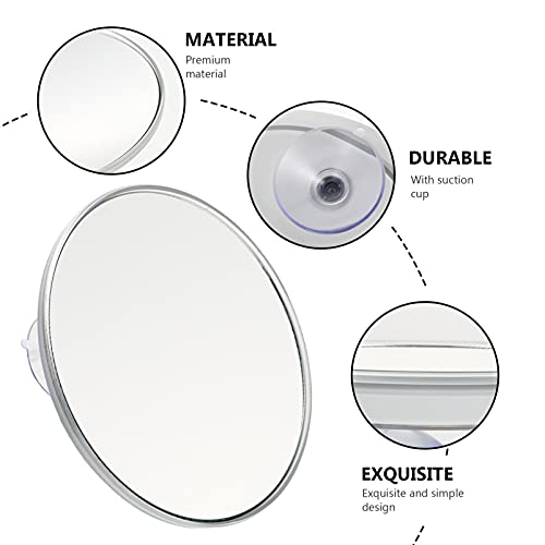 KALLORY 20X Magnifying Makeup Mirror with Suction Cup Mount for Bathroom and Travel Portable Compact Cosmetic Mirror for Precise Facial Grooming and Makeup Application - Image 3