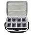 ALLPRIMO Trading Card Case Storage Box for 2700 Cards Deck Boxes Travel Organizer Holder Compatible with TCGfor Topps Baseball Sportsfor CAHfor UNOfor MTGfor YuGiOh Games Grey Inner - Image 3
