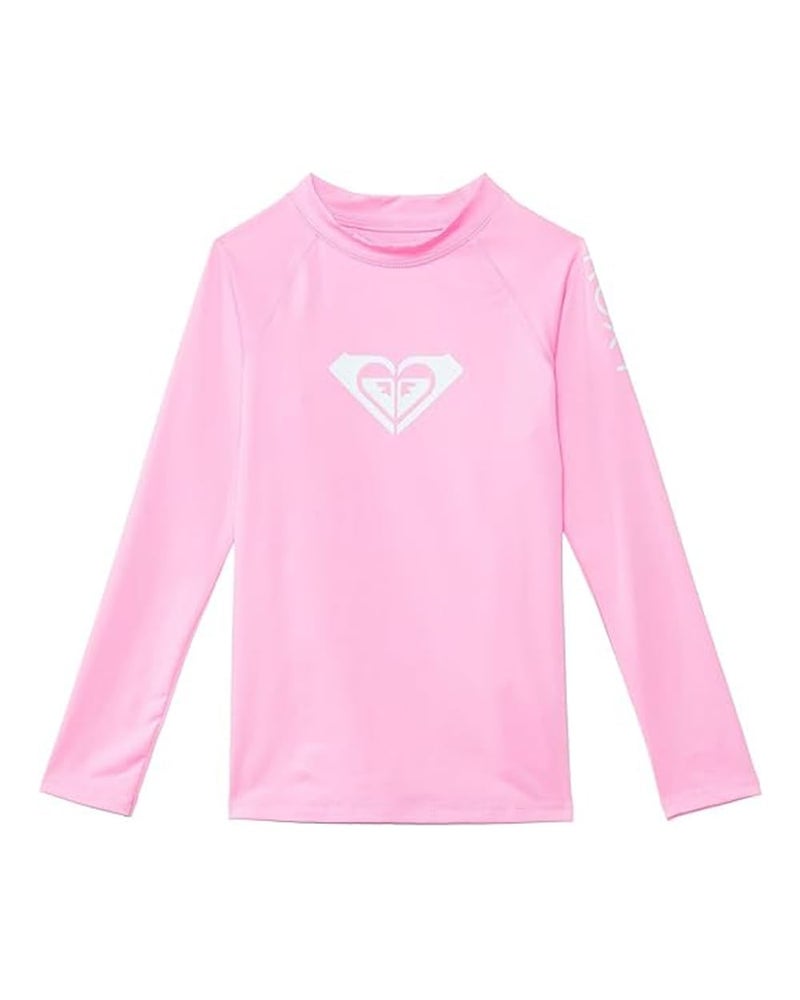 Roxy Girls' Whole Hearted Long Sleeve Rashguard, Prism Pink 241 - Image 3