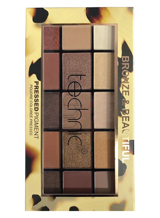 Technic PRESSED PIGMENT EYESHADOW PALETTE BRONZE & BEAUTIFUL - Image 2
