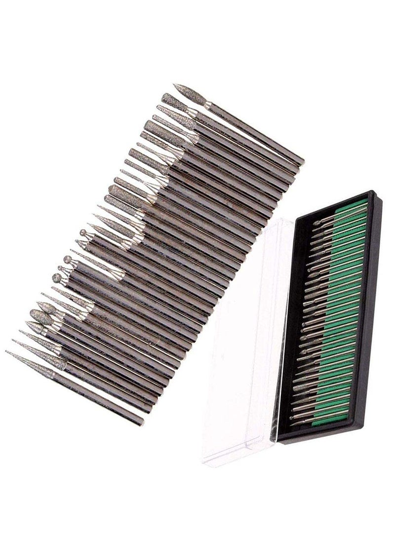 DIY Crafts Diy Crafts 10096 30 Piece Diamond Rotary Burr Drill Bit Set Engraving Tools 3mm Shanks Drill Bit Sets 2 Diamond Burr Multicolor  - Image 2