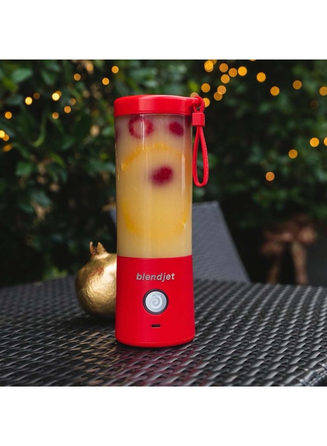blendjet The BlendJet 2 red is a compact, 16 oz (20 oz total capacity) portable blender - Image 2