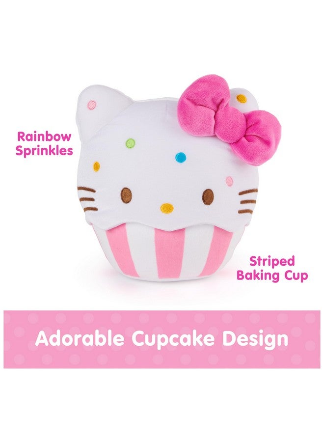 GUND دبدوب كعكة هالو كيتي الرسمي من غوند، لعبة محشوة للأطفال من عمر 1 سنة وما فوق، وردي/أبيض، 8 إنش - Image 2