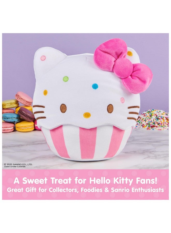 GUND دبدوب كعكة هالو كيتي الرسمي من غوند، لعبة محشوة للأطفال من عمر 1 سنة وما فوق، وردي/أبيض، 8 إنش - Image 3