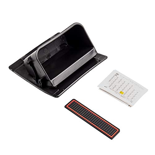 CarQiWireless Interior ABS Black Fuse Box Coin Container Inner Storage Tray Compatible with Subaru XV Crosstrek Forester Outback Legacy Impreza WRX STI Accessories - Image 4