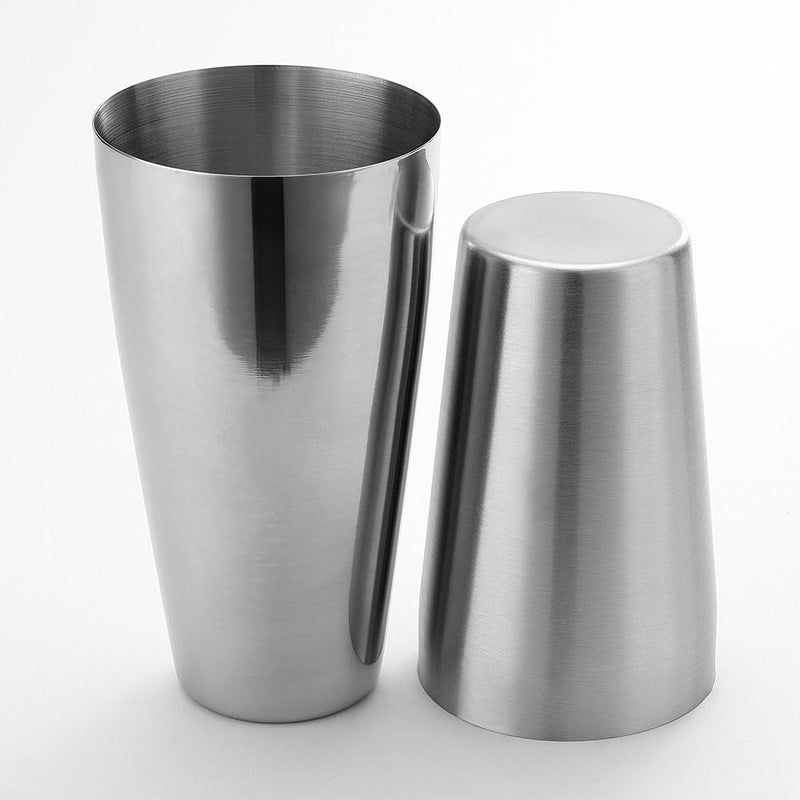 QLL Boston Shaker by , Professional Stainless Steel Cocktail Shaker Set, including 20oz Unweighted & 28oz Weighted Shaker Tins - Image 2