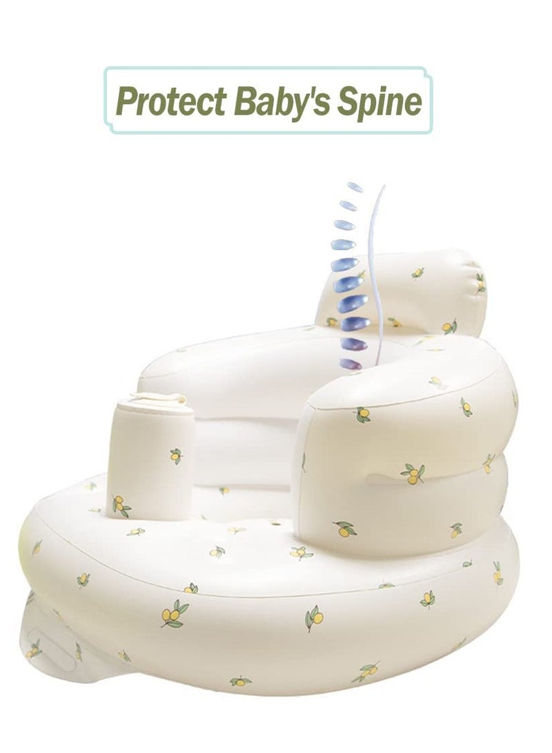 Inflatable Baby Seat for Babies 3 Months  Up, Baby Floor Seats for Sitting Up, Baby Seats for Infants, Blow Up Baby Chair with Built-in Air Pump - Image 3
