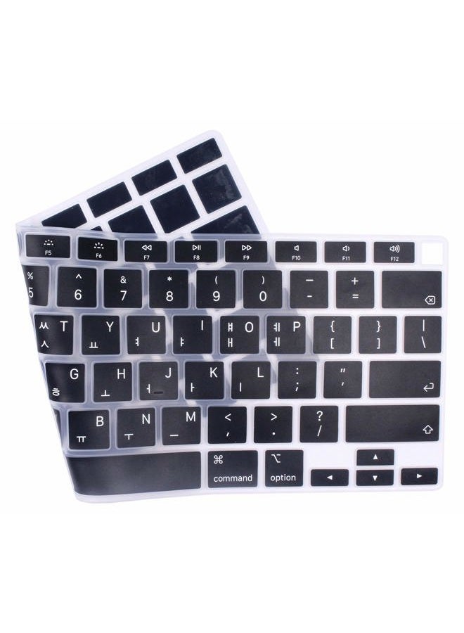 UHamn Korean Language Silicone Keyboard Cover Skin Protector Compatible 2020 Release MacBook Air 13 inch with Touch ID Model A2179 (not fit 2015-2019 Versions MacBook Air 13 A1369 A1466 A1932 - Image 4