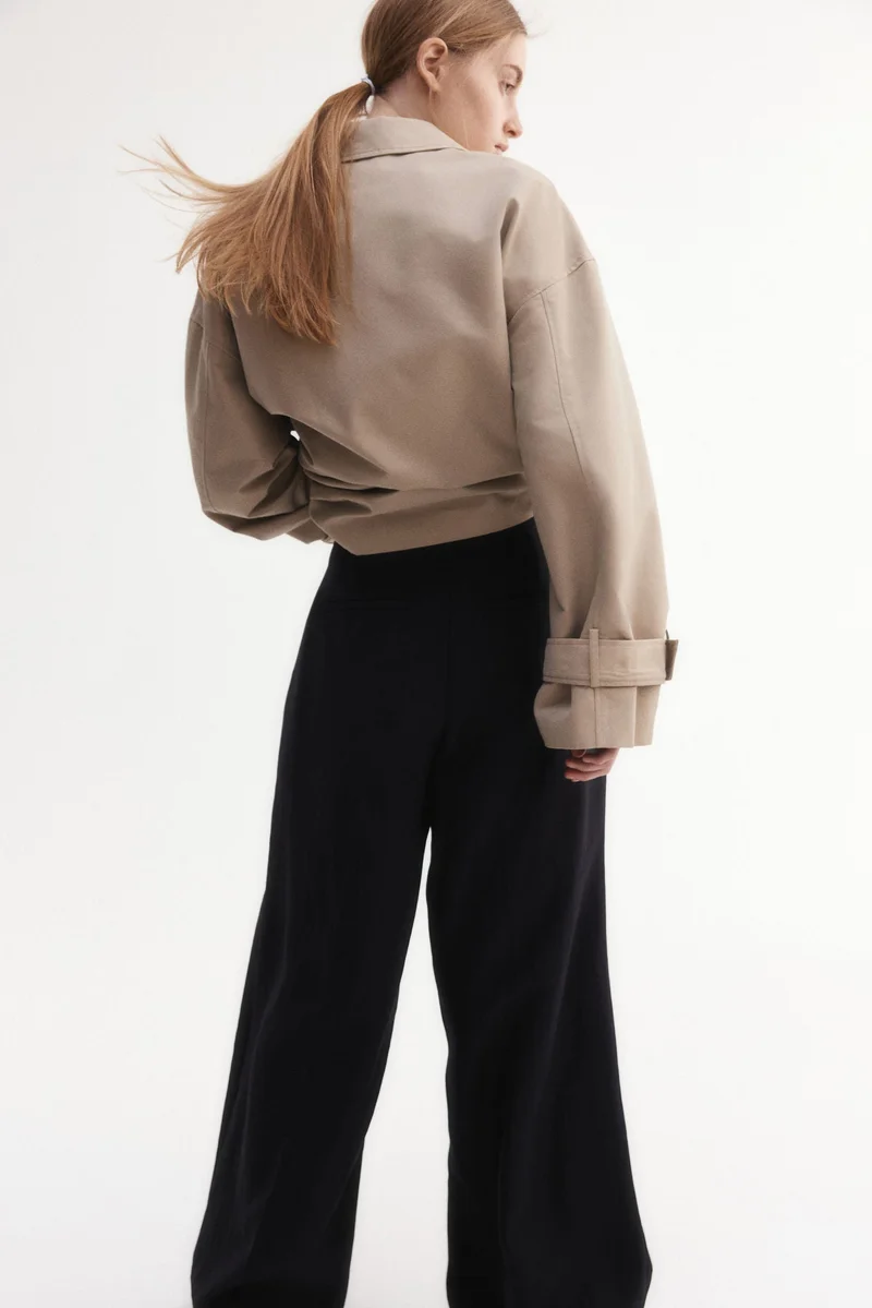 H&M Wide tailored trousers