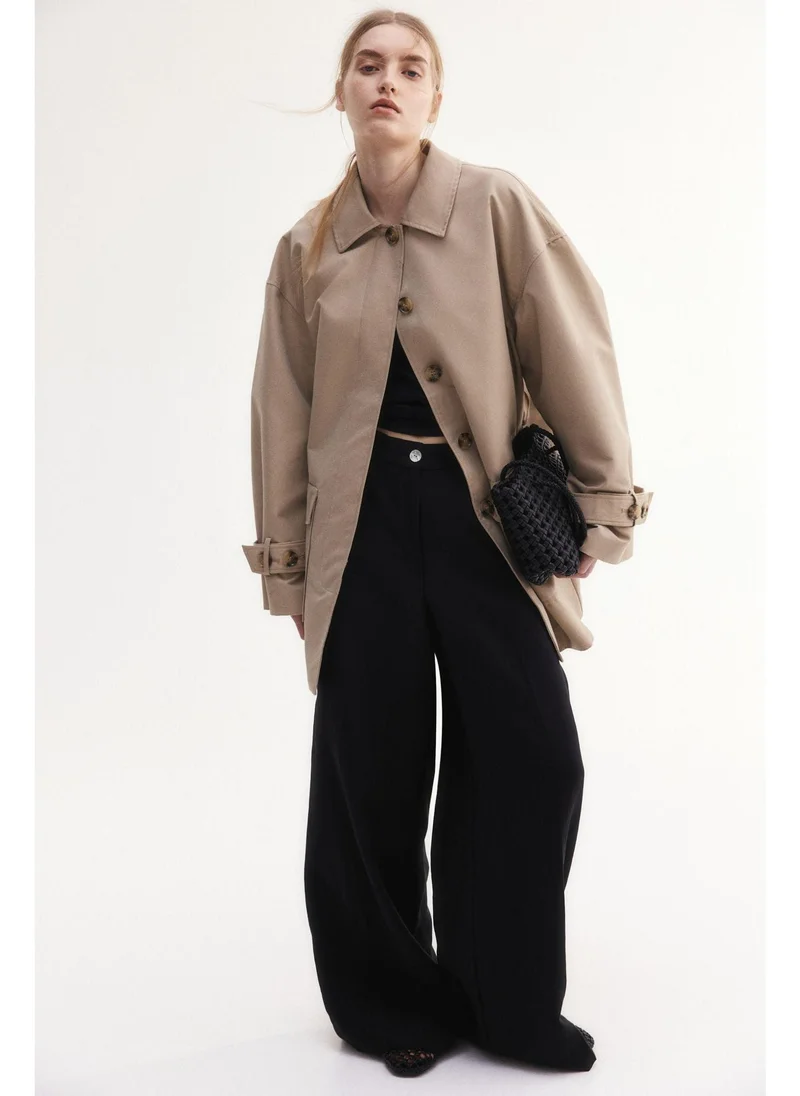 H&M Wide tailored trousers