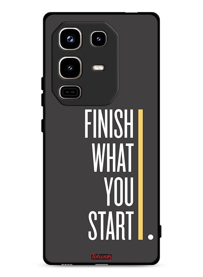 Tolwak Infinix Note 50 Pro 4G Protective Case Cover Finish What You Start - Image 1