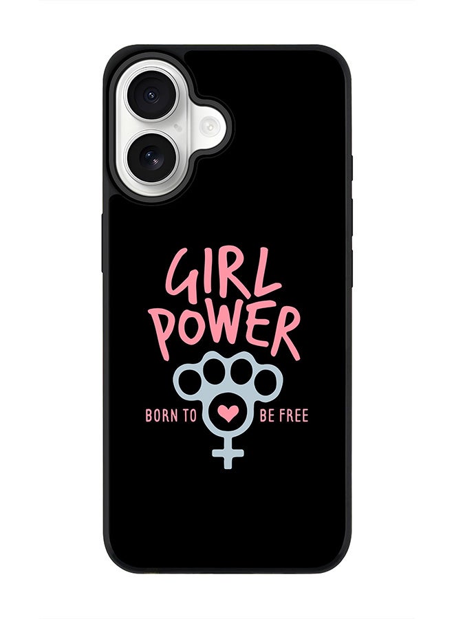 Stylizedd iPhone 17 Case, [Compatible with MagSafe] Slim Magnetic cover Phone Case iPhone 17 -Girl Power - Image 1