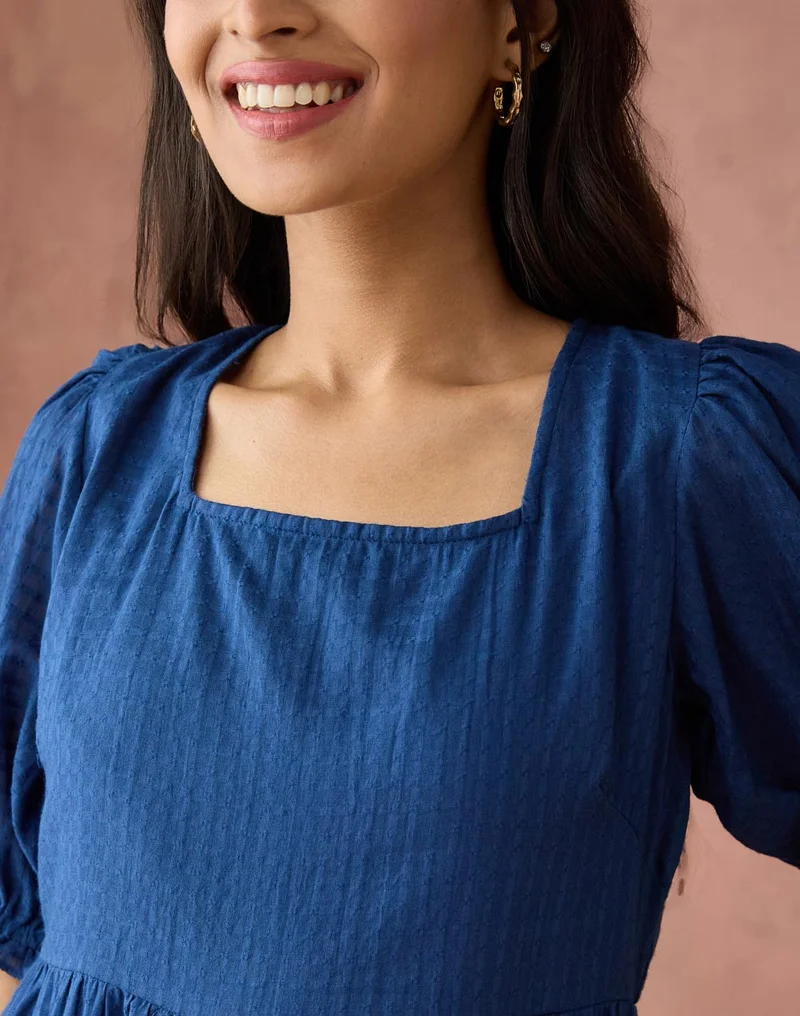 Fabindia Square Neckline Dress