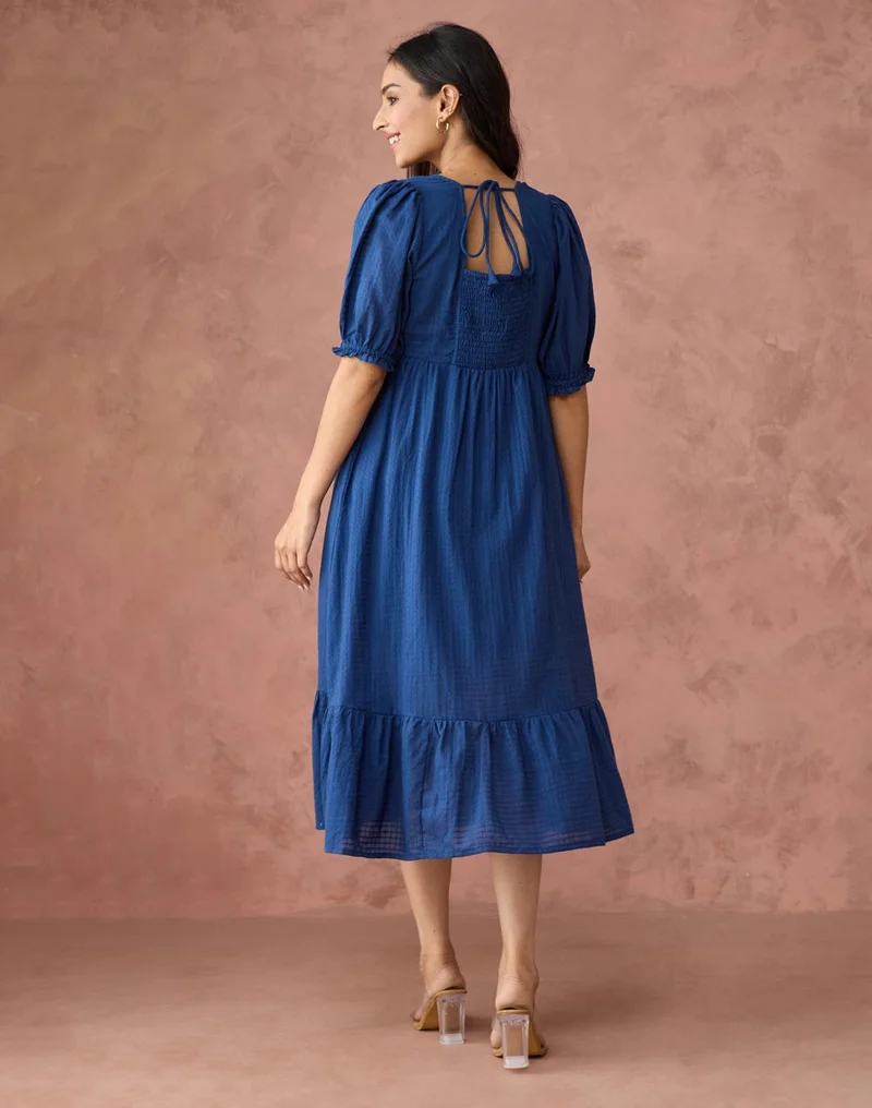 Fabindia Square Neckline Dress