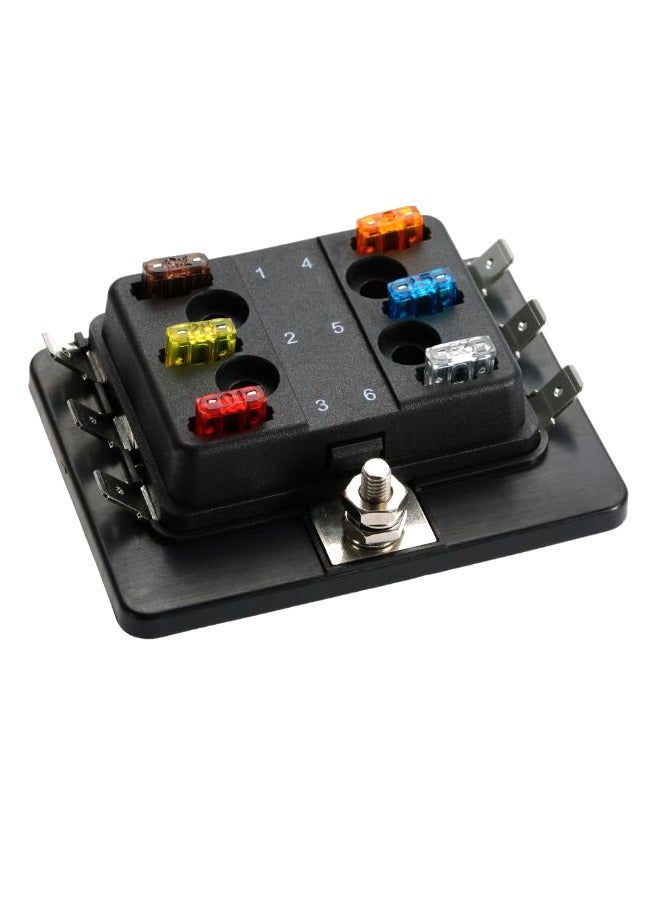 Loquat 6 Way Mini Blade Fuse Box Holder - Image 2