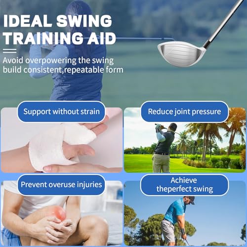 TOTITOM Golf Wrist Training Aid, 2 Pack Golf Swing Band and Golf Wrist Correction Trainer, Golf Grip Trainer for Beginners Arm Posture Correcting - Image 5