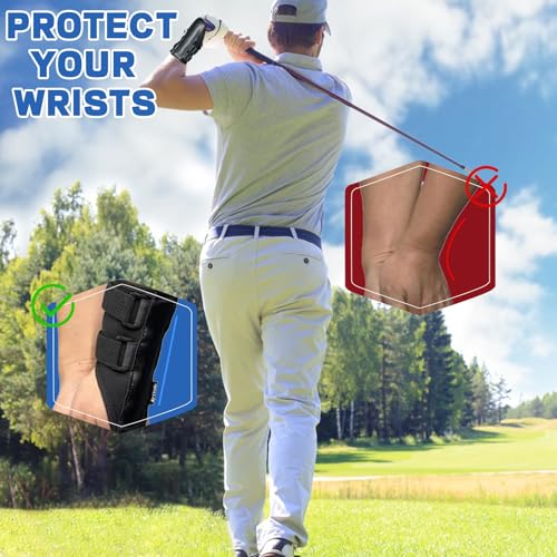 TOTITOM Golf Wrist Training Aid, 2 Pack Golf Swing Band and Golf Wrist Correction Trainer, Golf Grip Trainer for Beginners Arm Posture Correcting - Image 3