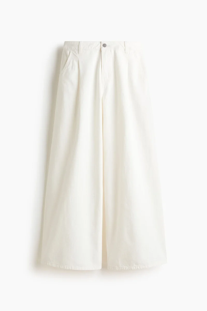 H&M Wide twill trousers