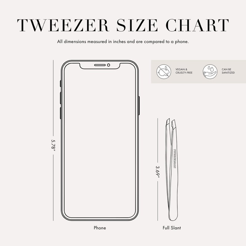 Tweezerman Exclusive Dusty Rose Slant Tweezer - Hair Removal Tweezers, Stainless Steel - Image 3