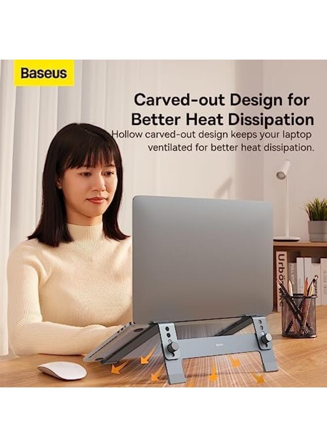 Baseus Ultrastable Series Desktop Laptop Stand 4 Gear Adjustable Space Grey - Image 2