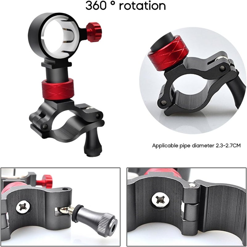 Aluminum Alloy Fishing Umbrella Stand Chair Holder Mount Clip Adjustable Chair Clamp Bracket Mount Clip - Image 2