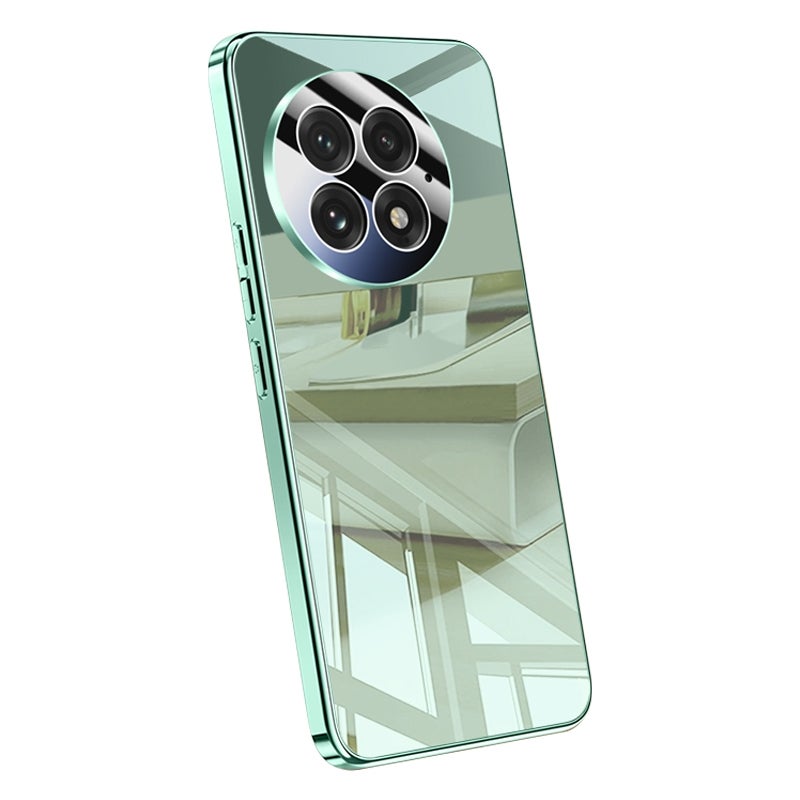 HuHa Protective Cover For OnePlus 13 Electroplating Ice Crystal Airbag Full Coverage Shockproof Phone Case(Green) - Image 1