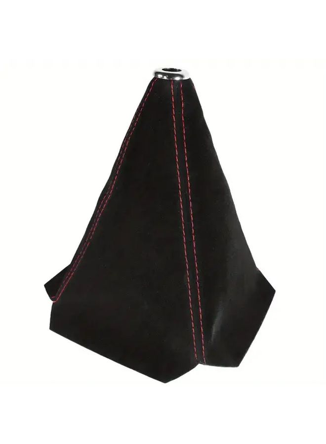 Black Line Velvet Manual Shift Gearstick Dustproof Cover - Image 3