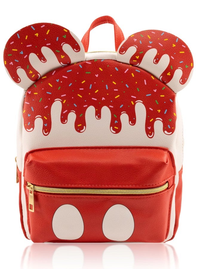 Fast Forward Disney Mickey Mouse Backpack for Women, Men, Unisex | Cute PU Leather 10" Mini Backpack Purse - Image 1