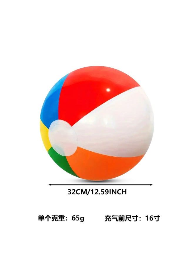 Pvc Thickened Inflatable Football Beach Ball Basketball Water Pool Party Toy, Inflatable