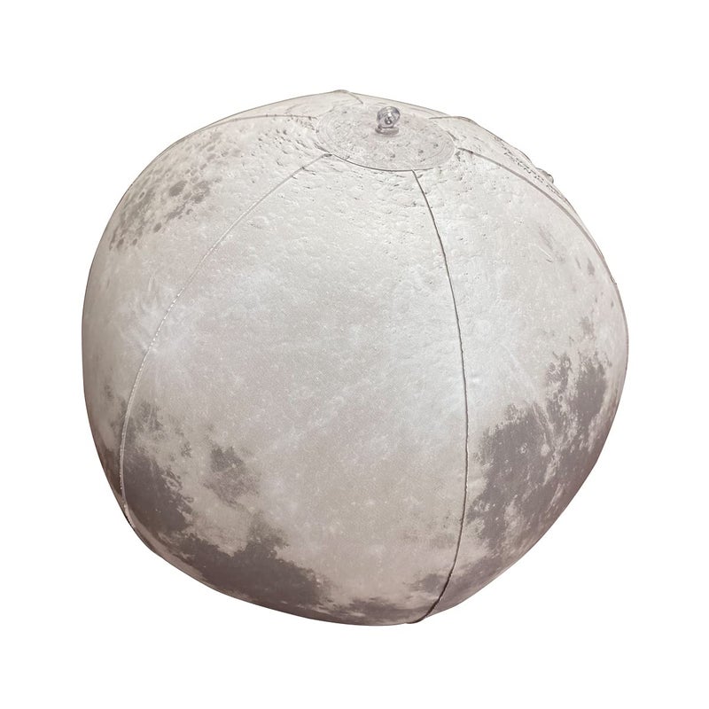 Jet Creations Space Theme Inflatable Moon Ball, 12â€ After Inflated Earthâ€™s Natural Satellite, Educational Toy, Beachball, Pool Fun, Party Decoration, Toys for Kids, VBS, Photo Prop, 1 pc - Image 4
