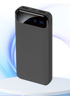 xinzhen X12 High-Capacity Power Bank 10000mAh LED Portable Fast Charging, Dual USB Output Black  - Image 1