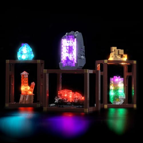 LocoLee Light kit Compatible with Lego 21362 Mineral Collection No Model Only Light LED Lighting Accessories Compatible with Lego 21362 - Image 1