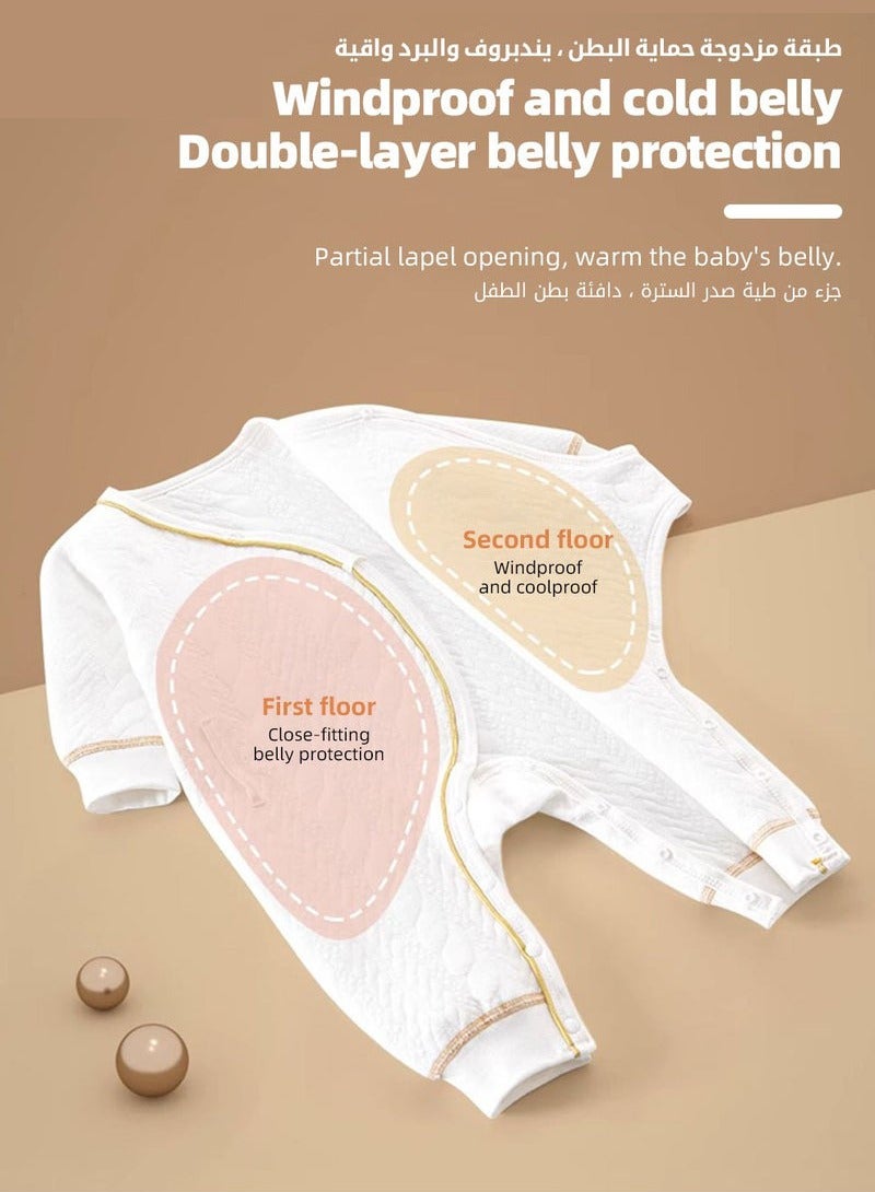 18PCS Newborn Baby Gift Set, Newborn Layette Gift Set for Boys and Girls, Babies Essential Clothes Accessories with Baby Blanket, 100% Premium Cotton, for Spring Summer Autumn Winter Four Seasons - Image 4