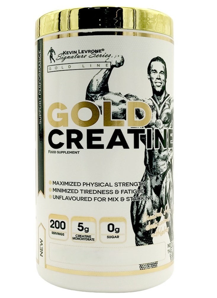 KEVIN LEVRONE Gold Creatine 200 Servings Zero Sugar 1KG  - Image 1