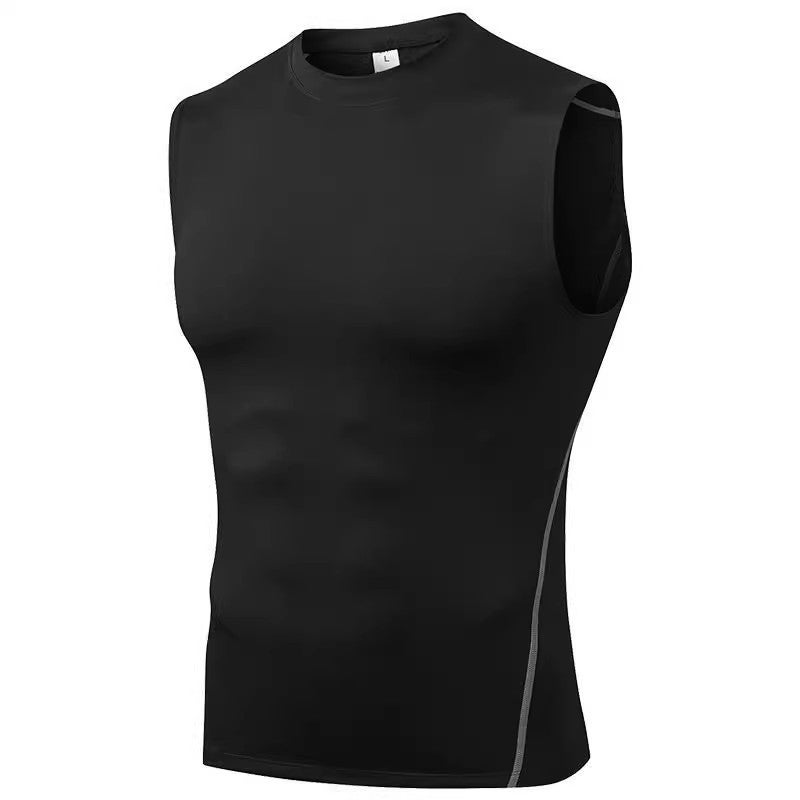 Sports Vest Short Long-Sleeved Basketball Tight Men'S Base Sportswear Quick-Drying Breathable Running Fitness Clothing Training And Body Shaping - Image 3