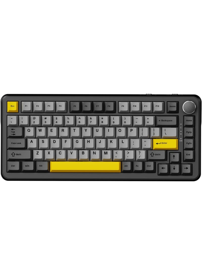 إيه جاز A-jazz AK820 MAX HE تأثير قاعة لوحة المفاتيح الألعاب المغناطيسية ، التشغيل القابل للتعديل ، معدل الاستطلاع 8 كيلو هرتز ، لوحة المفاتيح السريعة السلكية ، طوق كريمي ، إضاءة خلفية RGB ، NKRO للفوز / ماك - Image 1