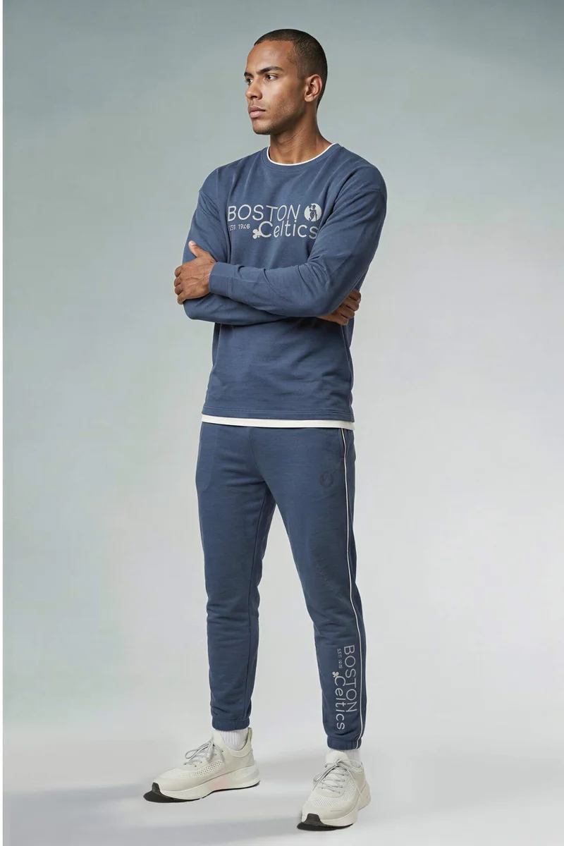 ديفاكتو NBA Boston Celtics Standard Fit Scuba Fabric Jogger Pants