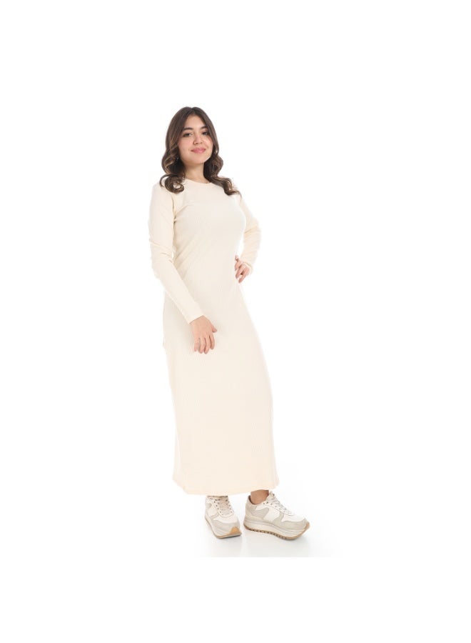 Cocktail 4666-dress-beige - Image 2
