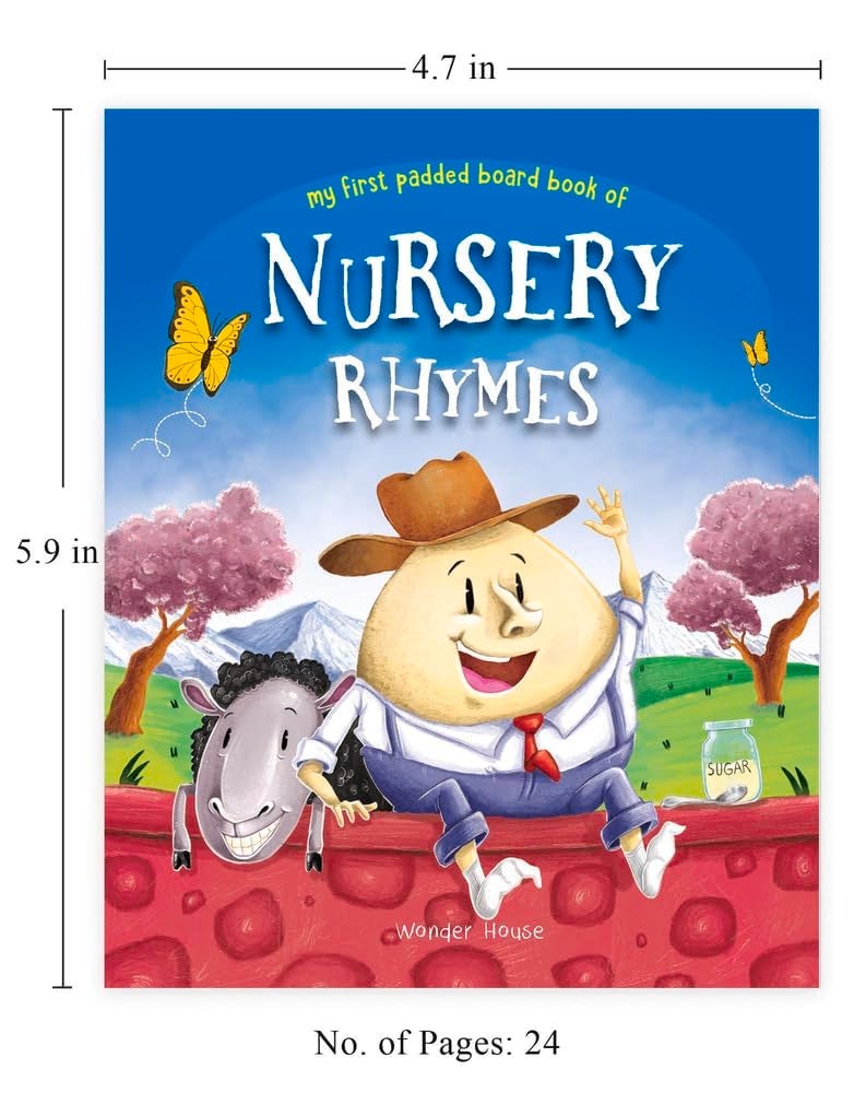 Wonder House Books My First Padded Board of Nursery Rhymes : Illustrated Traditional Nursery Rhymes - Image 3
