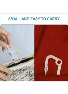 NIBEMINENT Safety Door Opener Tool Silver 6.5 x 3.3centimeter  - Image 3