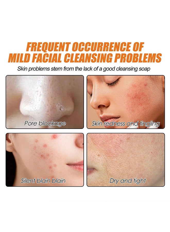 إيلهو صابون الكركم للوجه والجسم صابون الكركم المرطب للوجه والجسم ، بشرة ناعمة وأكثر نعومة تقلل التصبغات 100 جرام - Image 4