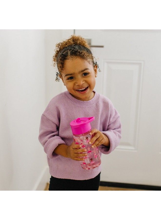 Wildkin Kids Reusable 16 Ounce Water Bottle For Boys And Girls Perfect For Daycare School Or Travel Features Straw Top And Carrying Handle Easy To Clean Water Bottles For Kids (Ballerina) - Image 4