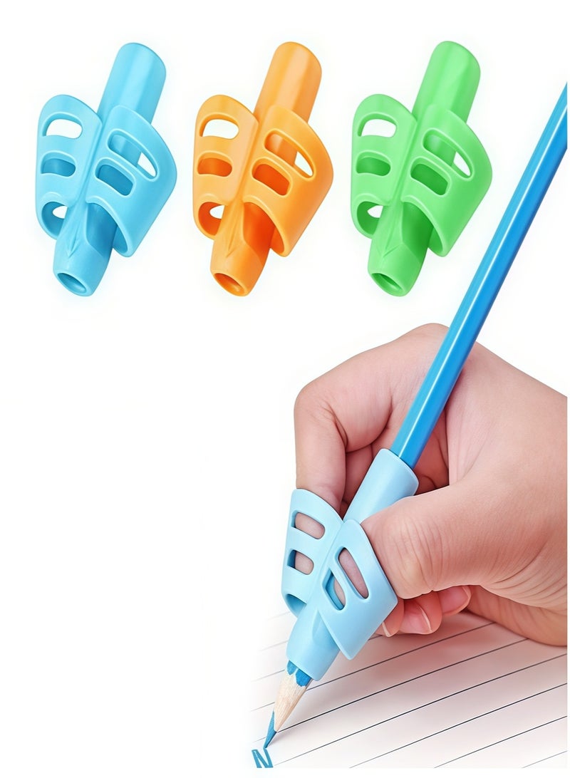 Elementary School, Kindergarten, Pen Gripper, Correction, Children's school, Beginner Practice, Pen Upgrade, Silicone Pencil, Writing Pen Correction, 3 Pieces - Image 1